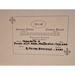 Tramonta -- G. Pietro Bertucci 2002