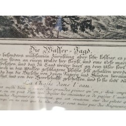 Die Wasserjagd - Johann Elias Ridinger