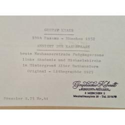 Gustav Kraus - Ansicht der Karlsstrasse