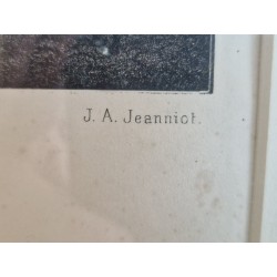 Genève, rue de la Monnaie: tir aux canons sur les barricades du pont de l'Ile