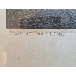 Genève, rue de la Monnaie: tir aux canons sur les barricades du pont de l'Ile