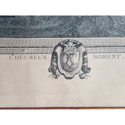 L'heureux moment - De Launay d'après Lavreince