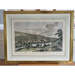 Vue de la ville de Moudon - le Barbier / Giraud Lainé