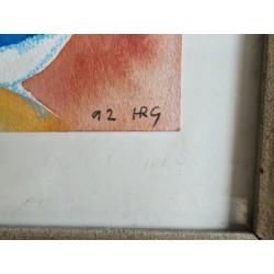 Tableau signé 92