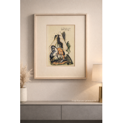 Aquarelle Franz Marc - Die Tränke am Rubinberge