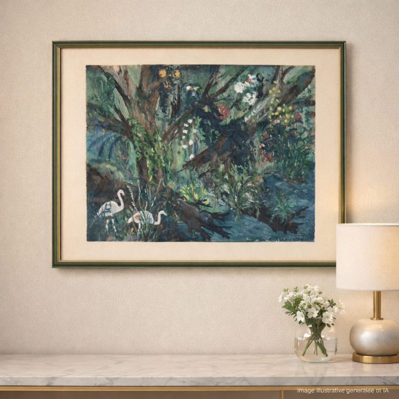 Tableau signé K. Schmersow