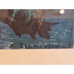 Tableau signé K. Schmersow