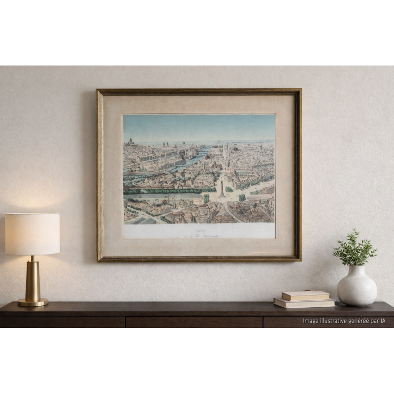 Paris - Gravure Cachetée