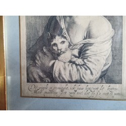 L'enfant avec un chat - Cornelis Bloemaert