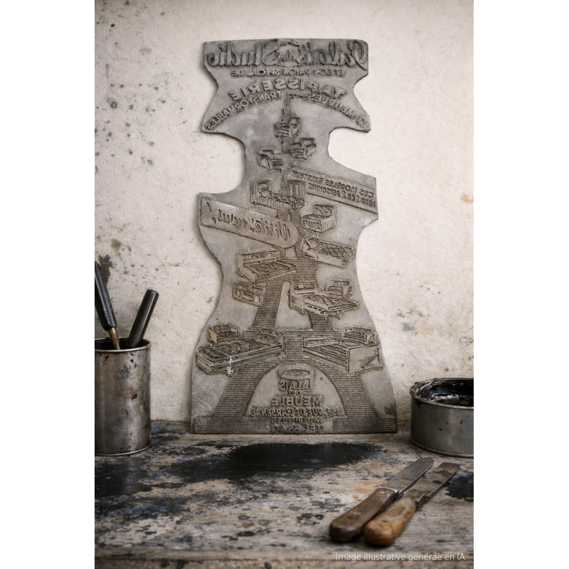 Lot de tampons publicitaires Palais du meuble et du studio  Mulhouse