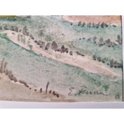 Aquarelle signée