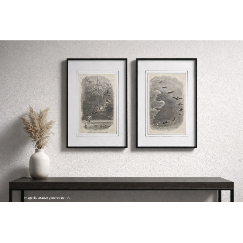 Lot gravures J.-J. Grandville