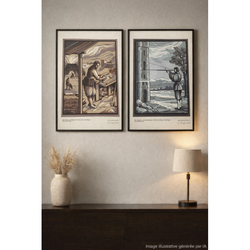 Lot gravures Ernst Graf