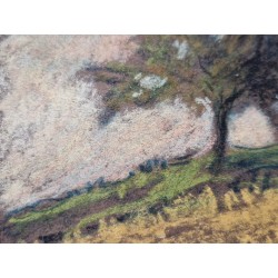 Pastel sec sur papier