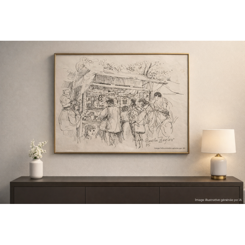 Dessin signé Cornelia Ziegler