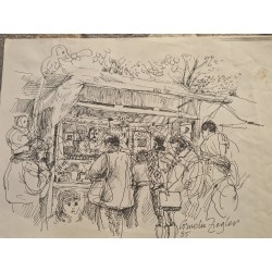 Dessin signé Cornelia Ziegler