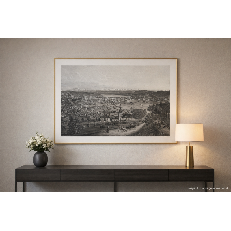 Vue générale de Zurich