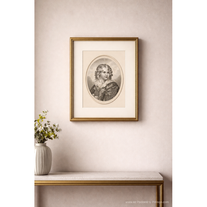 Gravure dessiné à Vienne d'après  Nature