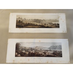Lot de 2 gravures Lausanne