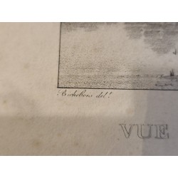 Vue de la ville et du château de Ferrette